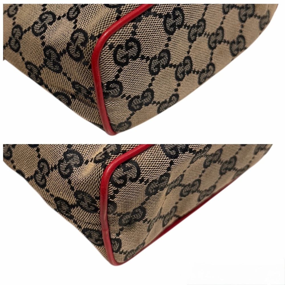 Vintage Gucci GG Canvas Pochette Mini Bag Vanity - Picture 10 of 14